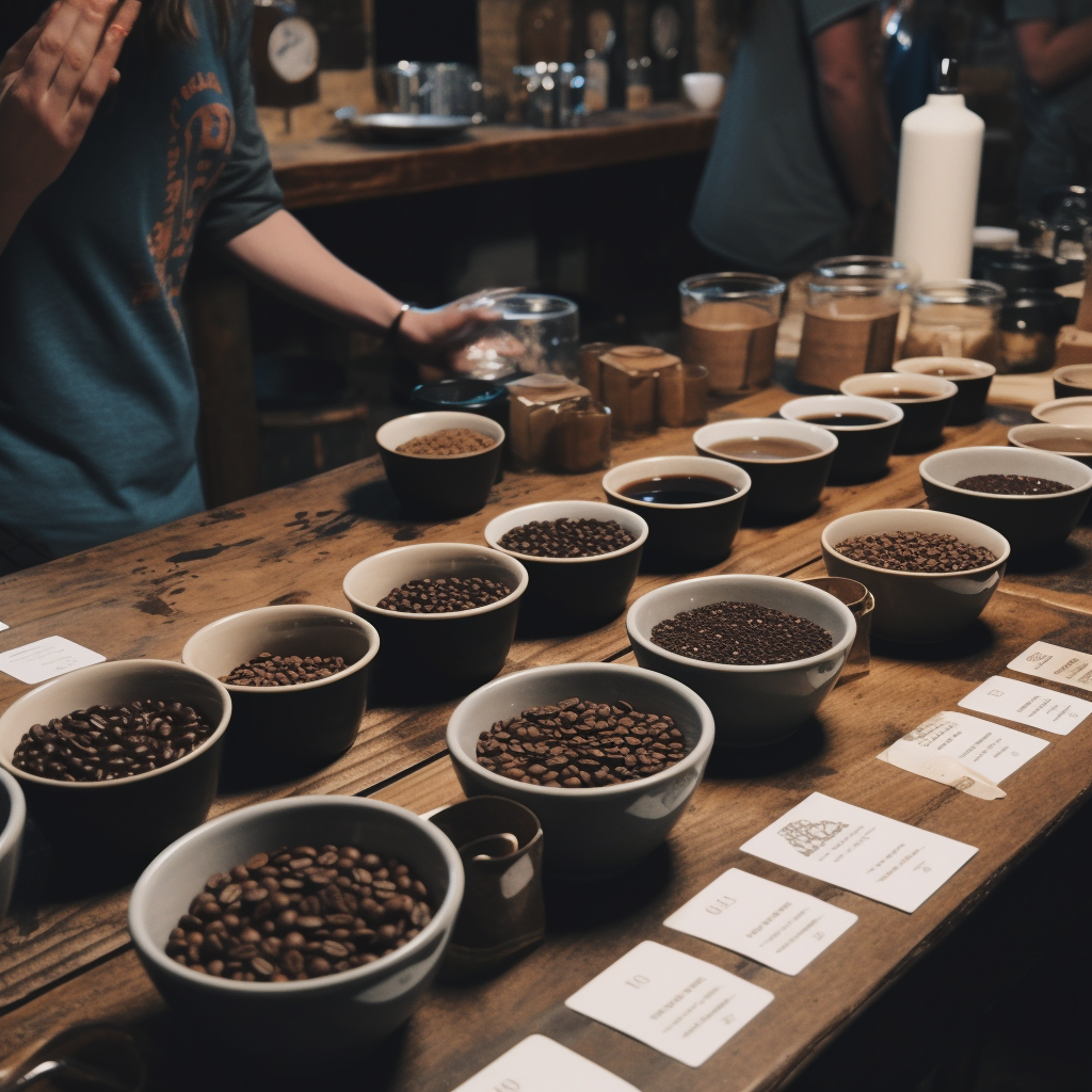 rozwijanie umiejętności degustacji kawy